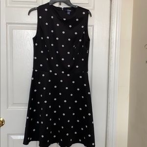 Chaps black & white dress size 10